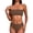 Brown, variant on Bikini Sets for Women String Bikini Sets for Women Bikini for Teens Women Cute String Triangle Bikini Sets Swimsuits Ties Halter Bathing Suit Spaghetti Strap Tankini Swimsuits
