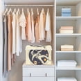 thumbnail image 4 of Yayeee Collapsible Storage Bin with Lid Fabric Closet Decorative Basket with Handles, Astronaut Floating, 4 of 7
