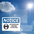 thumbnail image 6 of (2 Pack) Eye Protection Required In This Area Sign, 6 of 7