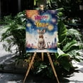 thumbnail image 4 of Happy New Year with Devon Rex Fireworks Holiday Xmas Winter 2025 Vertical Matte Canvas Poster Cat Lover Kitten Owner Gifts Wall Art Home Decor - 00025, 4 of 5