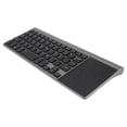 thumbnail image 1 of Slim Keyboard Wireless Computer Keyboard 2.4GHz Technology For Computers and TVs Black 28.5X9.8X1.5CM Portable 1Pcs, 1 of 3