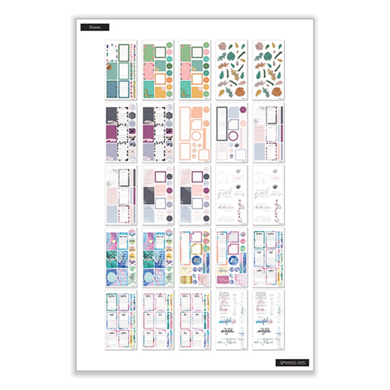 All the Essentials Mega Value Pack Stickers, Productivity Theme, 2,172 Stickers | Bundle of 5 Packs