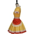 thumbnail image 6 of Princess Yellow Daisy Short Dress Crop Top Skirt Suit Cartoon Outfit for Women Girls, 6 of 7