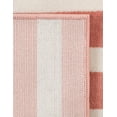 thumbnail image 5 of Unique Loom Whimsy Kids Collection Area Rug - Lines (4' 1" x 6' 1" Rectangle Soft Coral Pink/Ivory), 5 of 9