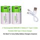 thumbnail image 2 of Pilas recargables C CAMELCELL 5000 mWh USB Tipo C, paquete de 2, 2 of 8