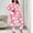 Pink-2, variant on HWRETIE Women's Plus Size Printed Long Sleeve Pants Set Casual Home Suit Valentine's Day Outfit Fashion Comfy Loungewear Two-Piece Set for Relaxed Daily Style Pink-5