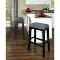 thumbnail image 3 of Linon Kyley Tweed Bar Stool, 31 inch Seat Height, Multiple Colors, 3 of 7