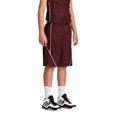 thumbnail image 4 of SPORT-TEK Boys' PosiCharge Mesh Reversible Spliced Short M Maroon, 4 of 6