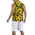 thumbnail image 2 of Sikiie Sunflowers In Vintage Basketball Jersey Reversible Men's Mesh Athletic Sports Shirts Training Practice S-4XLMedium, 2 of 6
