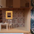 thumbnail image 2 of 4 marcos de fotos en miniatura de resina para casas de muñecas, minimarcos retro para decoración de pared, portafotos de resina vintage para escenas en miniatura, 2 of 7