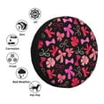thumbnail image 4 of Sikiie Various pink and red Bow knots Print PVC Leather Spare Tire Wheel Cover Spare Tire Cover, for Car Truck SUV Camper Trailer Universal Fit-15 inch, 4 of 6