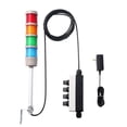 thumbnail image 4 of ANDONT Industrial 4 Stack Andon Tower Signal Light, Aluminum Pole, 16ft, 4 of 11