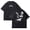 Black, variant on Peso Pluma Merch Dinastía Artwork Vintage Washed Cotton Dirtyfit T-Shirt Oversized Black Graphic Tee