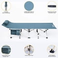 thumbnail image 3 of Nice C Camping Cot, Camping Bed, Tent Cot, Foldable with Carry Bag & Storage Bag, Heavy Duty Outdoor, Camping, BBQ, Beach, Travel, Picnic, Festival (Set of 2 Grey), 3 of 8