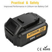 For DEWALT DCB206-2 20 Volt Max XR 6.0AH Lithium Ion Premium Battery