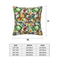 thumbnail image 2 of Throw Pillow Covers, Vegan1 Soft Square Pillow Cases with Invisible Zipper for Couch Bed Sofa, Farmhouse Fall Home Decor 18"x18", 2 of 7