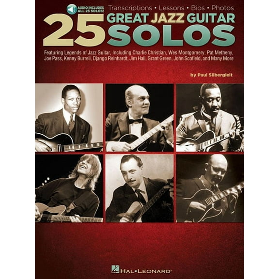 25 Great Jazz Guitar Solos: Transcriptions * Lessons * BIOS * Photos, (Paperback)