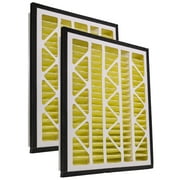 Filter Monster Replacement for Zephyr VGF Series 20x24x3 Whole Home Return Air Grille Filter, 2-Filter Replacement Bundle
