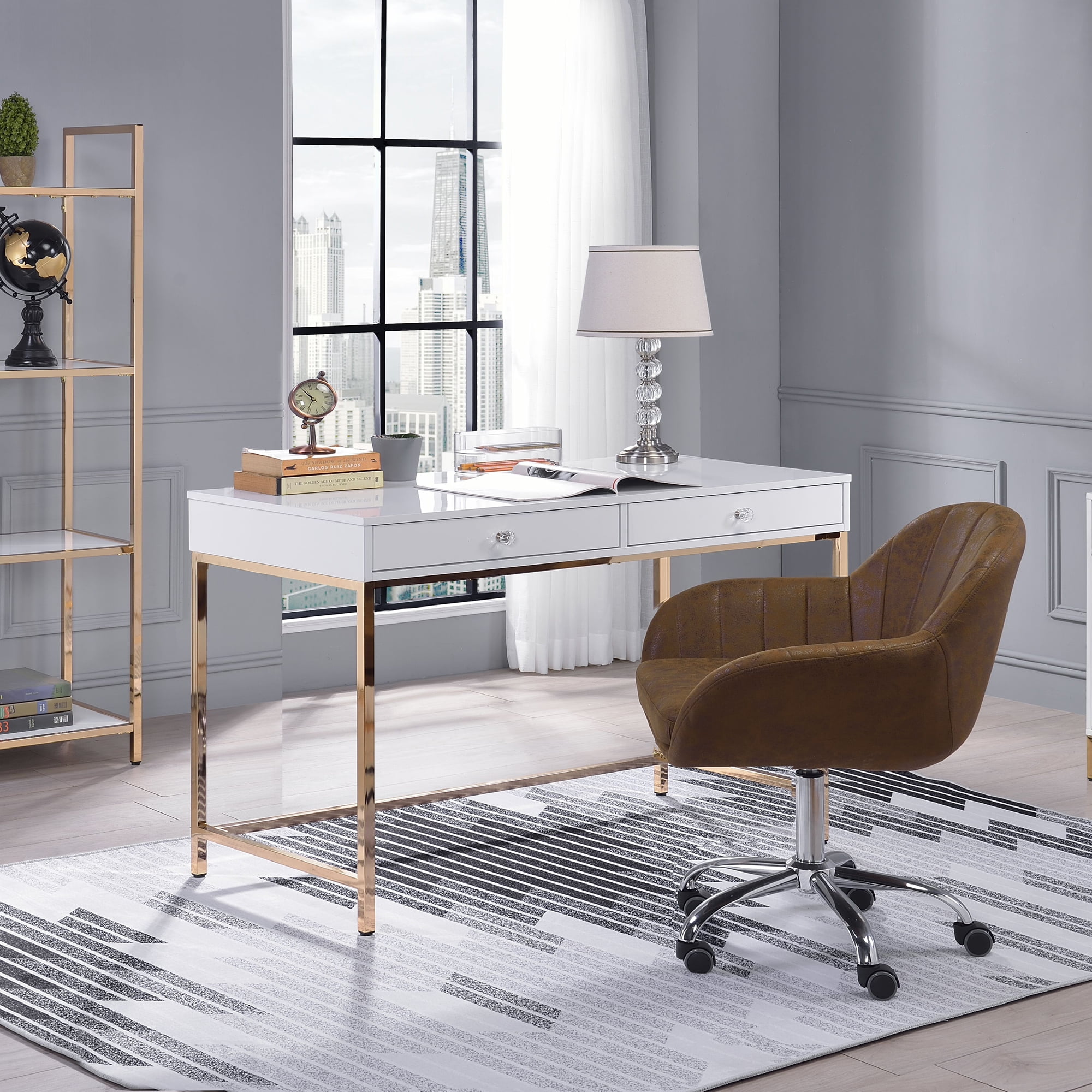 Acme white sale desk
