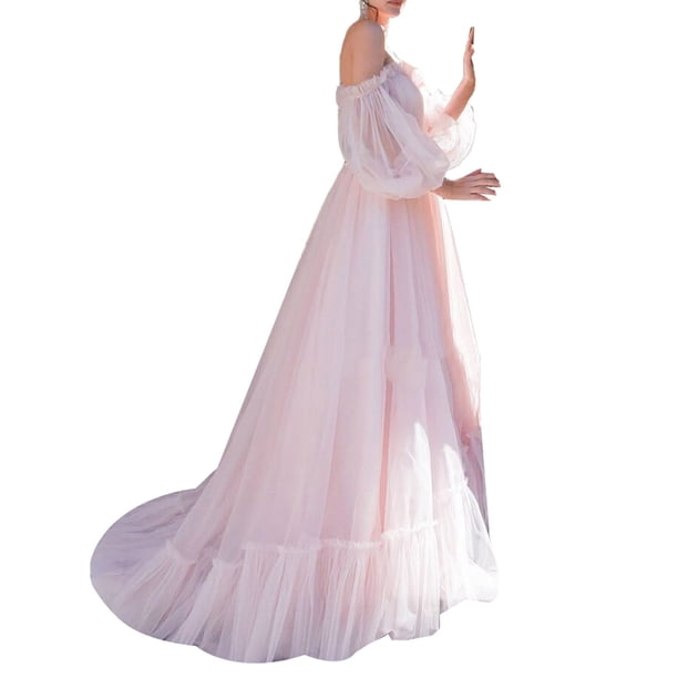 SAYOO Vestido de novia de manga larga, vestido de fiesta de boda SAYOO moda