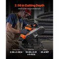 thumbnail image 2 of KFFKFF 20V Cordless Portable Band Saw, 2.56-Inch Cutting Depth, 360W Brushless Motor, Compact Design with Hang Hooks, Adjustable Speed 0-192 m/min, Suitable for Metal and Wood Cutting (Tool Only), 2 of 9