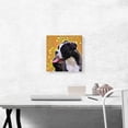thumbnail image 2 of ARTCANVAS Boston Terrier Dog Breed Orange Yellow Flowers Canvas Art Print - Size: 12" x 12" (1.50" Deep), 2 of 9