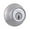 Satin Chrome, variant on Kwikset Deadbolt Lock 600 Series 660 Single Cylinder - Adjustable Grade 3 - Chrome, Pack Of 1