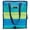 Green, variant on Packlt Freezable Reusable Grocery Tote, Fresh Stripe, BPA Free, Non Toxic Polycanvas