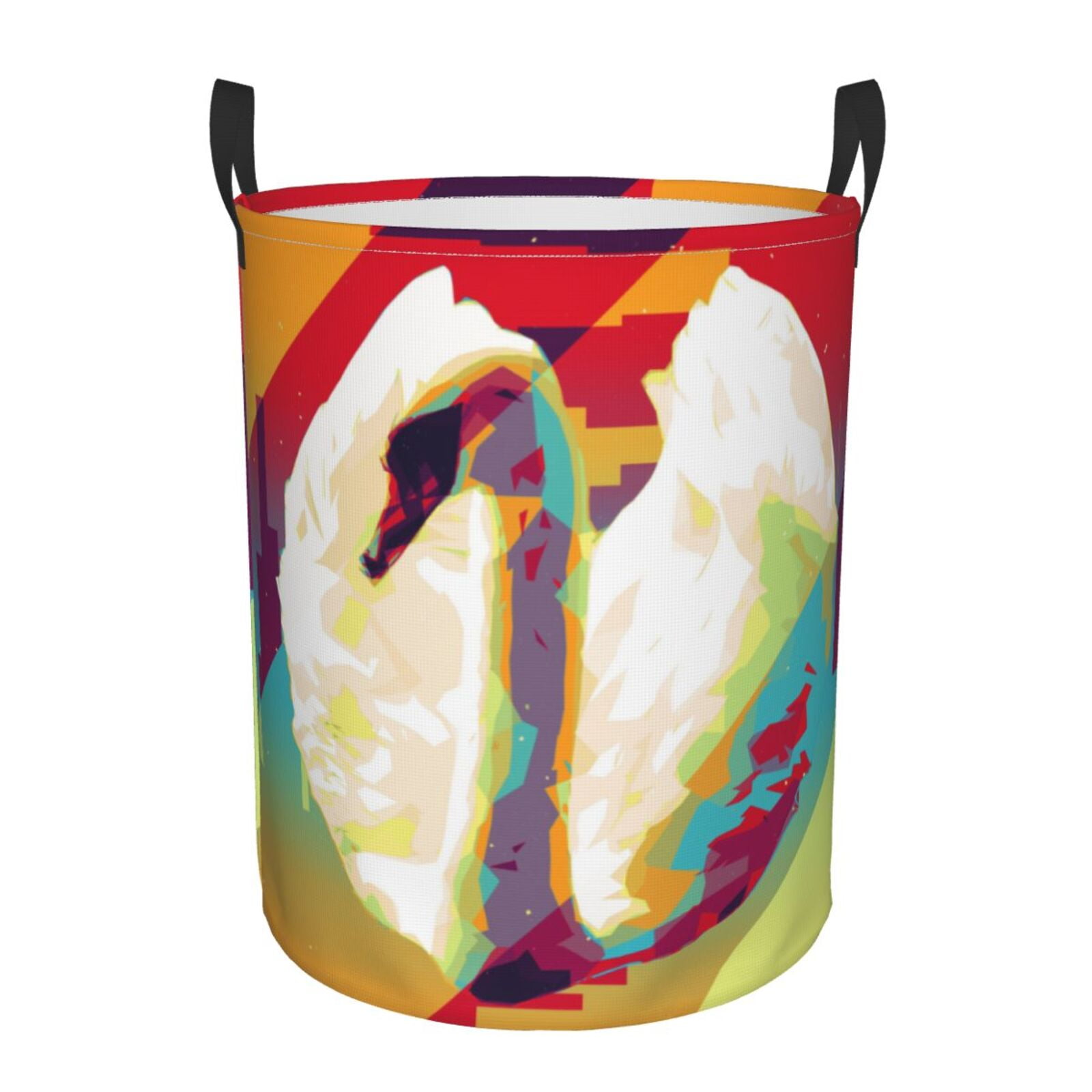 ZNDUO Laundry Basket, Round Laundry Storage Basket, Waterproof Laundry