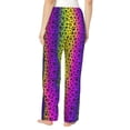 thumbnail image 3 of Daiia Animal Paw Rainbow Women's Sleep Pant with Pockets and Drawstring,Pajama Pants-X-Large, 3 of 9