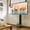 Black, variant on FITUEYES Modern Swivel Floor TV Stand Base for 70-Inch TVs, Black