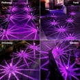 thumbnail image 4 of Luces solares Gorrzai para senderos, 15 unidades, color morado, impermeables, 4 of 9
