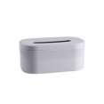 thumbnail image 1 of Basic Plastic Tissue Box Cover, Simple Design for Bathroom/Bedroom Countertops, Durable Household Organizer, 1 of 6