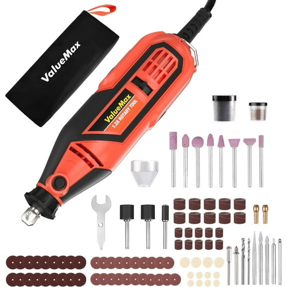 ValueMax 1.2A Power Rotary Tool, 35000 RPM 5 Speed, 120 Pieces