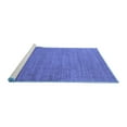 thumbnail image 2 of Ahgly Company Machine Washable Indoor Rectangle Oriental Blue Industrial Area Rugs, 3' x 5', 2 of 4