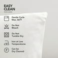 thumbnail image 2 of Deconovo Pack of 2 Fluffy Velvet Decorative Rectangle Throw Pillow Cover Lumber Cushion Covers Home Decor for Girl's Room, White, 12 x 20 inch, 2 of 5