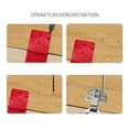 thumbnail image 5 of lanema Hinge Hole Drilling Guide 26mm 35mm Hing Installation Jig Door Cabinet Hinge Hole Locator Woodworking Tool Accessory, 5 of 9