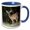 Blue/White, variant on 3drose, White-tailed Deer, Buck, Hill Country, Texas - Na02 Rnu0312 - Rolf Nussbaumer, 11oz Two-tone Green Mug