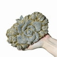 thumbnail image 6 of StyleSack Flower Rhinestone Clutch - Crystal Evening Purse Bag Novelty Handbag for Women Wedding & Party, 6 of 10
