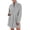 Grey, variant on Natori Women's Warm Plush Long Lounge Cardigan w/ Belt (White, L/XL)