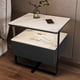 thumbnail image 5 of Smart Wooden Bedside Table Modern Style Bedroom Nightstands with Wireless Charging Bluetooth Speaker Home Storage Side Cabinet My Lux Decor Round, 5 of 18