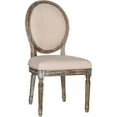 thumbnail image 5 of Safavieh HOLLOWAY 19''H FRENCH BRASSERIE LINEN OVAL SIDE CHAIR, FOX6228G-SET2, 5 of 8