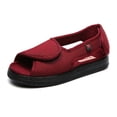 thumbnail image 2 of Diabetic Slippers Adjustable Open Toe Swollen Feet Slipper for Elderly Arthritis, 2 of 5