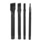 thumbnail image 2 of 1、El cincel de púa para cuero está hecho de acero con alto contenido de carbono de alta calidad, que es duradero y resistente., 2 of 9