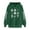 Army Green, variant on Football Hooded Sweatshirt for Women Game Day Graphic Hoodies Loose Casual Long Sleeve Fall Pullover Hoodie Green S