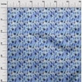 thumbnail image 3 of oneOone Polyester Spandex Blue Fabric Travel Craft Projects Decor Fabric Printed By The Yard 56 Inch Wide, 3 of 5