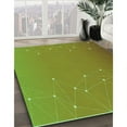 thumbnail image 3 of Ahgly Company Machine Washable Indoor Round Transitional Pistachio Green Area Rugs, 5' Round, 3 of 7