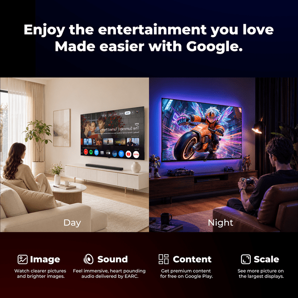 FPD 40-inch Google TV Smart OS 2025 Full HD 1080p HDR10 & Dolby