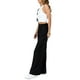 thumbnail image 3 of SAYOO Pantalones de pierna ancha casuales para mujer Pantalones sueltos básicos de cintura elástica de color sólido para mujer SAYOO  perder, 3 of 5