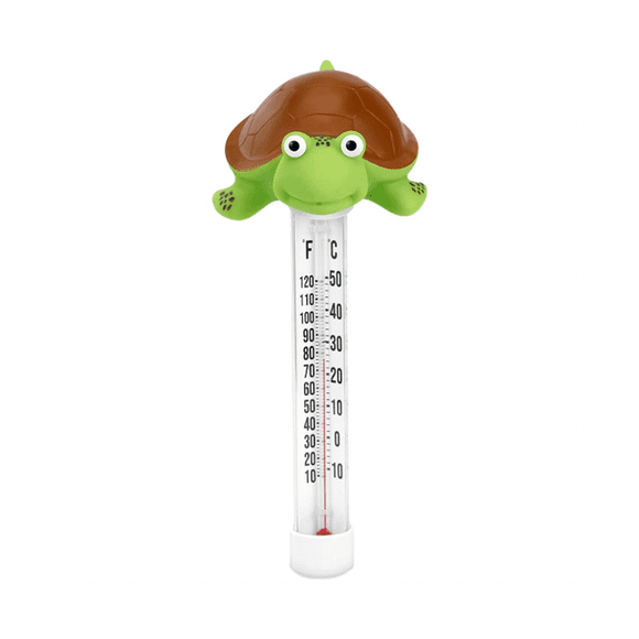 Turtle Thermometer, Display Screen with Rope, Easy to Read, Shatterproof, Suitable for Swimming Pools